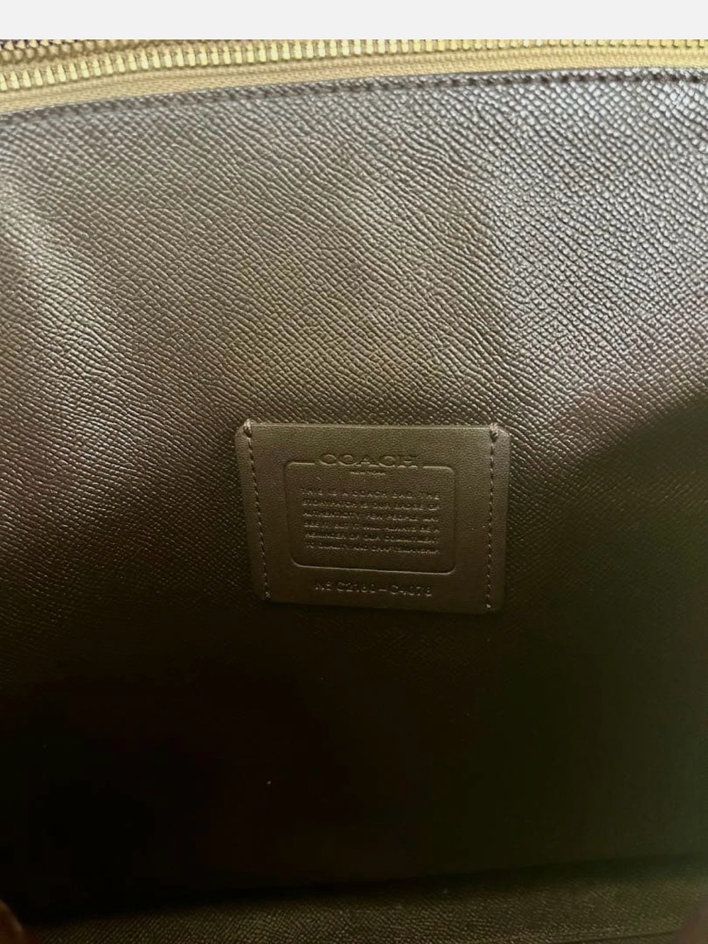 Coach Tatum Shoulder Bag in Taupe - Picture 8 of 11